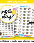 45 Cute Inset Day/Pencil/School Planner Stickers