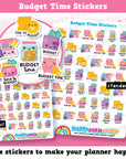 42 Cute Budget Time/Budgeting/Savings/Money Planner Stickers
