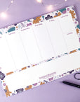 Happy Cutie Studio Flower Doodle A4 Weekly Desk pad