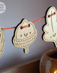 Autumn Garland – Laser Cut Wood Fall Bunting | Birch Plywood Decor, Cozy Style