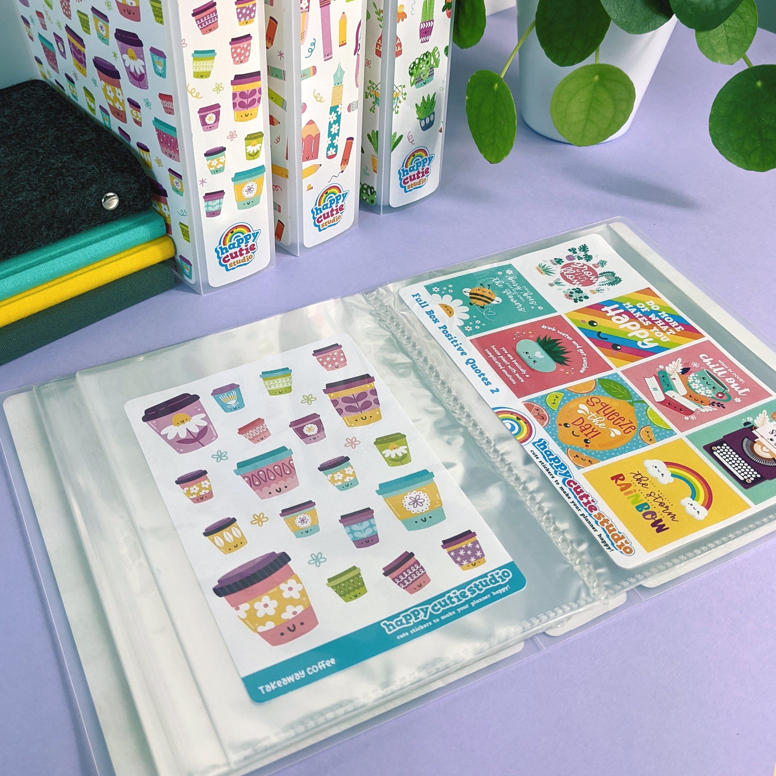 Plant Pots Sticker Album