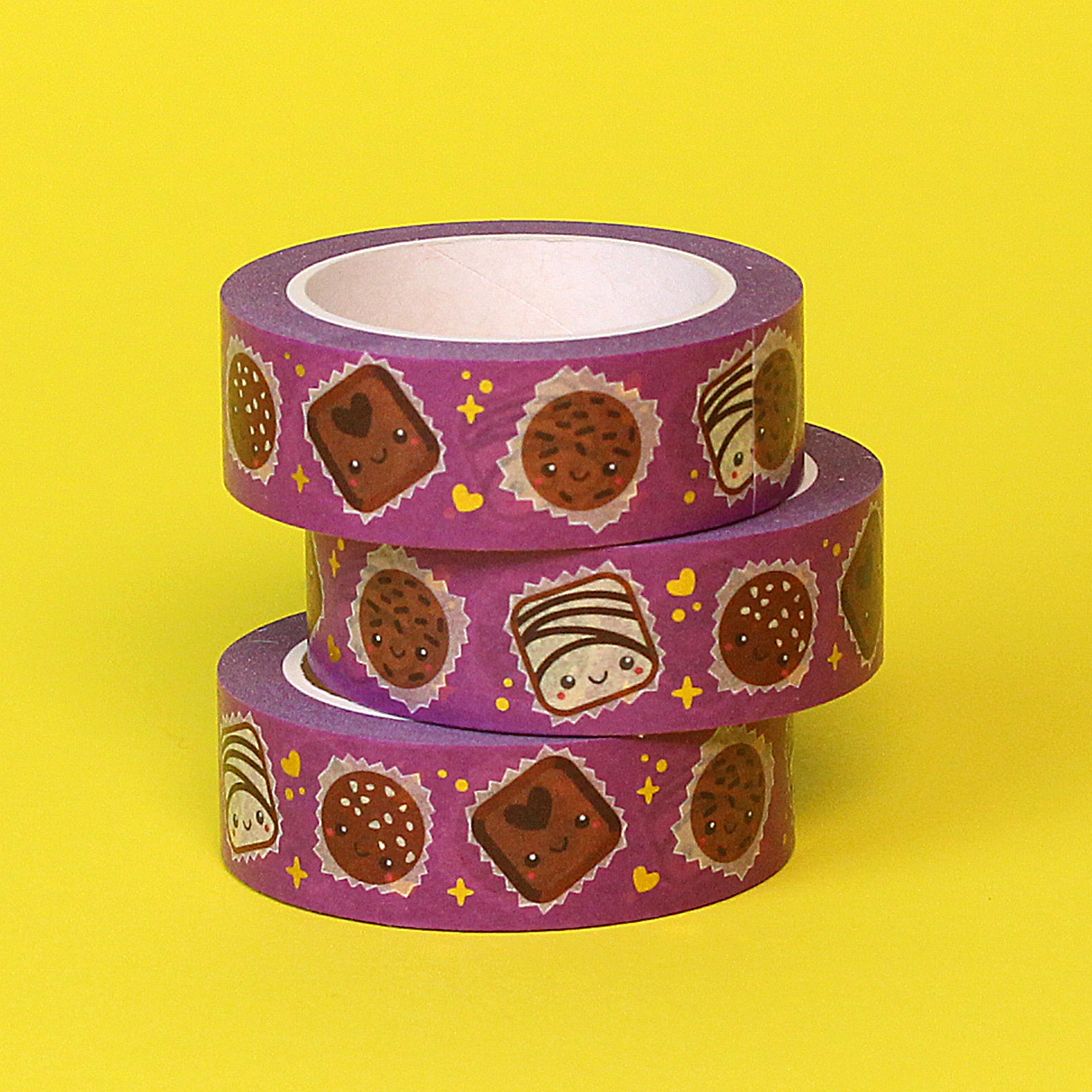 Gold Foil Chocoholic Washi Tape