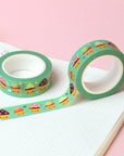 Silver Foil 'Yummy Cupcake' Washi Tape