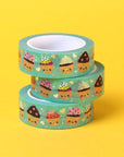 Silver Foil 'Yummy Cupcake' Washi Tape