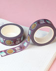 Silver Foil Pop the Kettle On Washi Tape