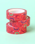 Silver Foil 'Dinky Doughnuts' Washi Tape