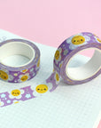 Silver Foil Flower Power Washi Tape
