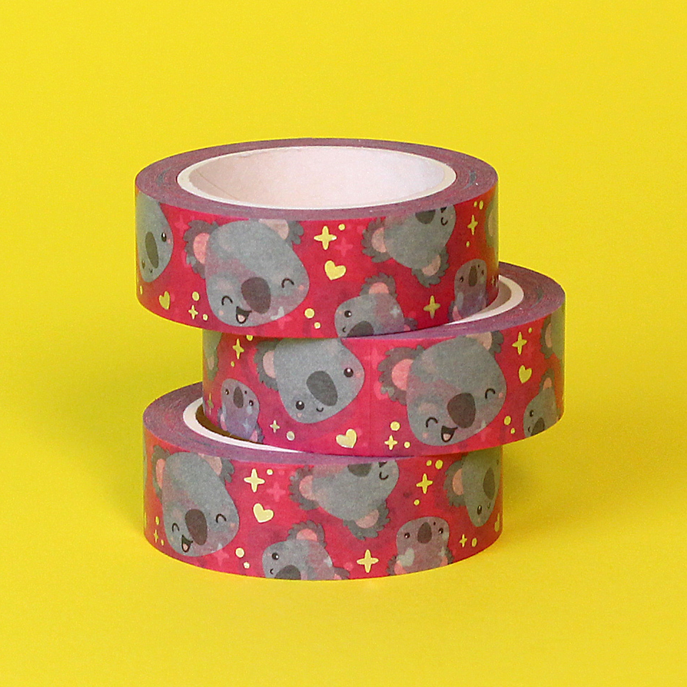 Silver Foil Koko The Koala Washi Tape