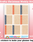 Krafty Christmas Weekly Kit Planner Stickers
