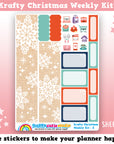 Krafty Christmas Weekly Kit Planner Stickers