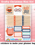 Krafty Christmas MINI Weekly Kit, Planner Stickers