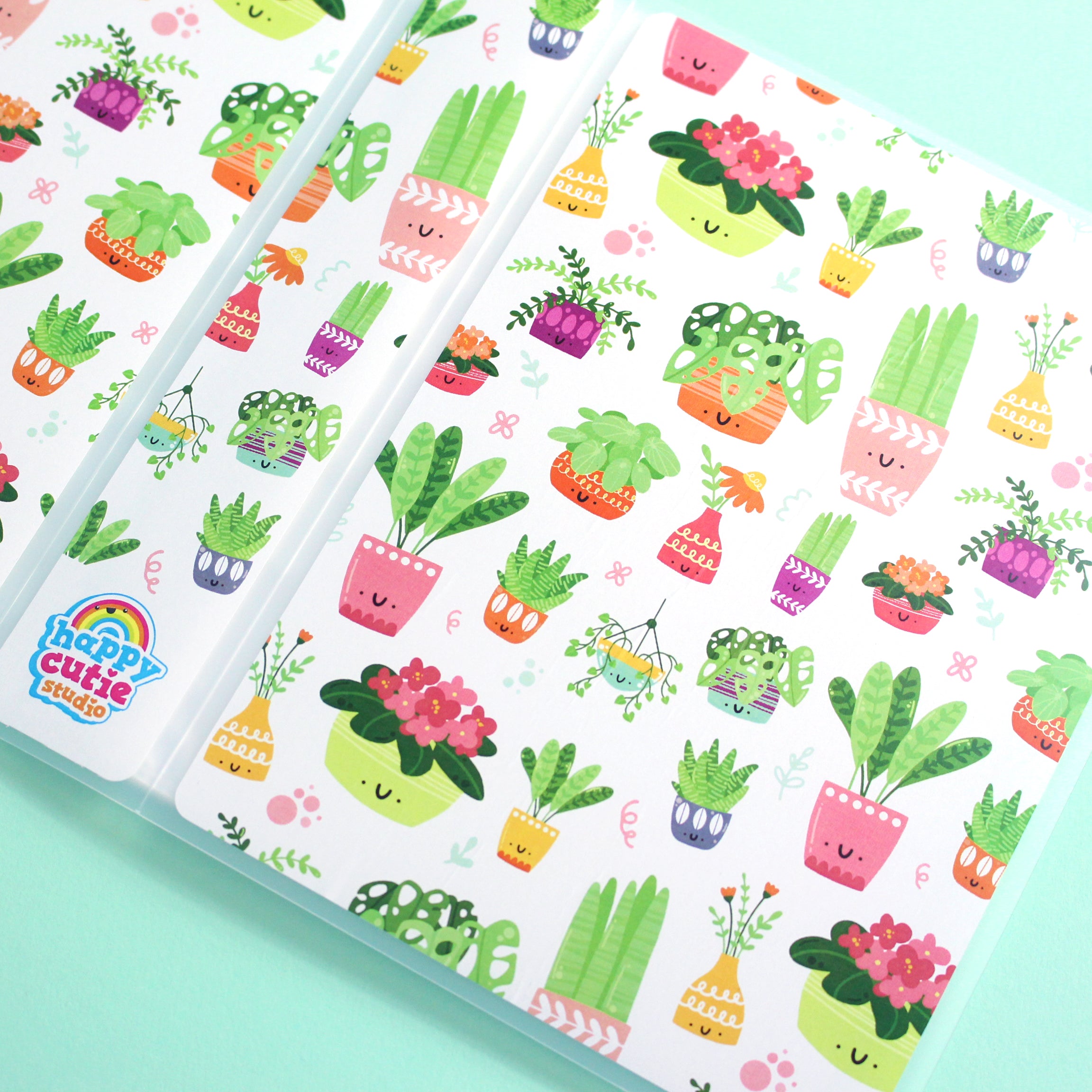 Plant Pots Sticker Album