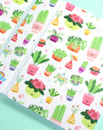 Plant Pots Sticker Album