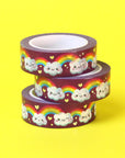 Silver Foil 'Somewhere over the Rainbow' Washi Tape