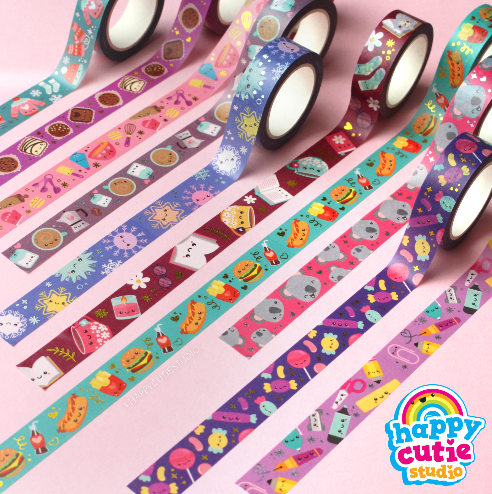 Silver Foil Koko The Koala Washi Tape