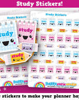 40 Cute Study/College/University/School Planner Stickers