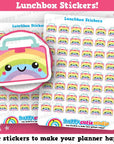 48 Cute Lunchbox/Packed Lunch/Food Planner Stickers