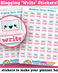 42 Cute Blogger / Blogging / Write Planner Stickers