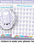 49 Cute Sanitary Towel Planner Stickers