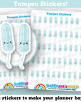 50 Cute Tampon Planner Stickers