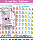 49 Cute Cotton Reel/Sewing/Craft Stickers