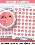 48 Cute Netball/Sport Planner Stickers
