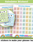 49 Cute Calculator Planner Stickers