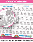 33 Cute Snake/Pet Planner Stickers