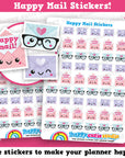 54 Cute Happy Mail Planner Stickers