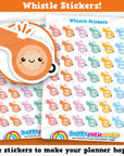 42 Cute Whistle/Sport Planner Stickers