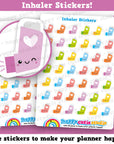 42 Cute Inhaler/Asthma/Reliever Inhaler Planner Stickers