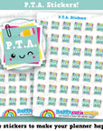 42 Cute PTA/Teacher/College/School Planner Stickers