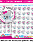 30 Cute Kiki the Koala Go Get Waxed Planner Stickers