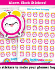 42 Cute Alarm Clock Stickers