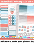 Functional Personal Size Weekly Kit 0203 Planner Stickers/Kawaii/Cute Stickers