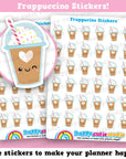 36 Cute Frappe/Frappuccino/Iced Coffee Coffee Cup Planner Stickers