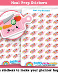 40 Cute Meal Prep/Meal Planning/Healthy Eating Planner Stickers