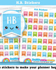 49 Cute H.B. Flags/Housing Benefit/Planner Stickers