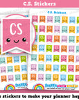 49 Cute C.S. Flags/Child Support/Planner Stickers