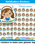 36 Cute Pathfinders Planner Stickers