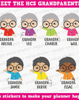 41 Cute Grandpa/Grandfather/Grandad Planner Stickers
