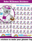 36 Cute Koko The Koala Milkman Planner Stickers