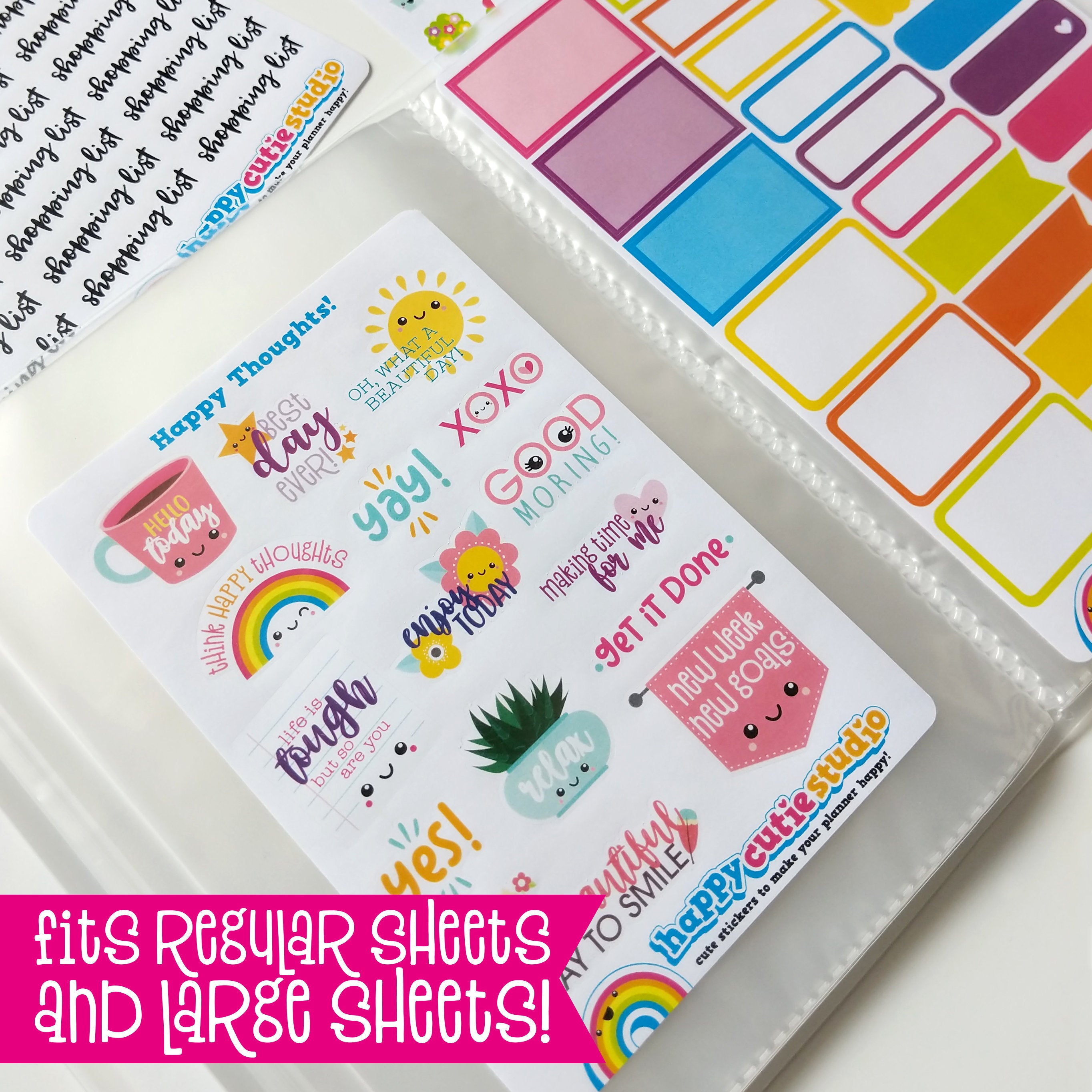 Happy Cutie Studio Sticker Album/Sticker Storage/Sticker Folder/Kawaii/Cute