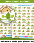 50 Cute Forest School Planner Stickers