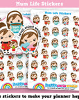 30 Cute Mum/Mom Life Planner Stickers