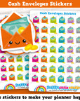 42 Cute Cash Envelopes/Budget/Save/Money Planner Stickers
