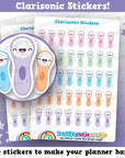 40 Cute Skin Care Planner Stickers