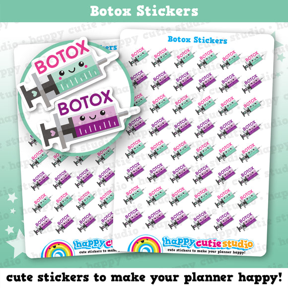 48 Cute Injection Planner Stickers