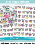 42 Cute Koko The Koala the Koala Cuppa Planner Stickers