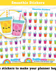 49 Cute Smoothie Planner Stickers